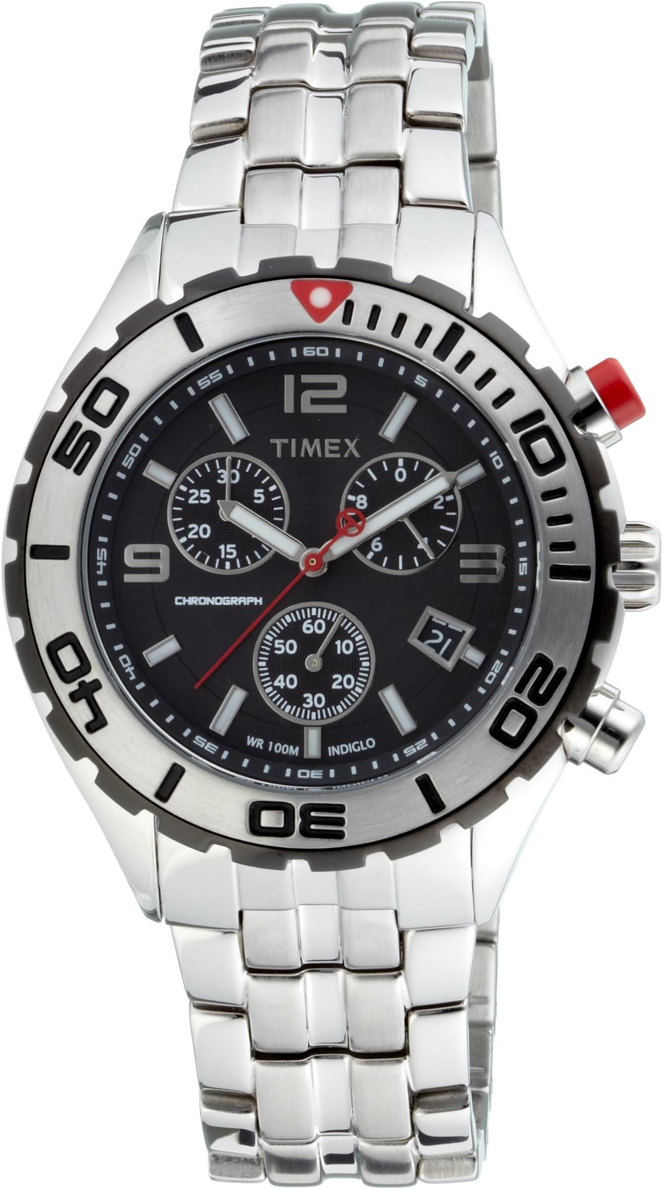 TIMEX E-Class Chronograph Black Dial Men's Watch - T2M759