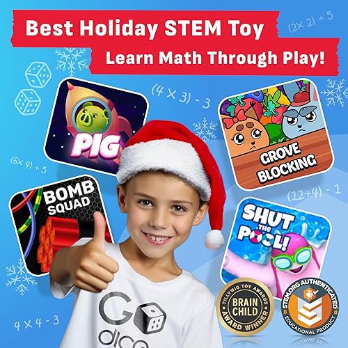 Miniatura 2 de Paquete de 2 dados de GoDice, los dados inteligentes conectados, trae los juegos de dados más populares a la vida digital. Educativos, divertidos e