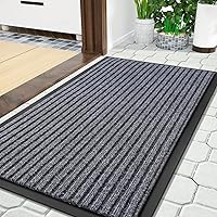 Vista 51 de Yimobra Tapete de bienvenida para interiores y exteriores, impermeable, resistente, para puerta delantera, entrada exterior, extra resistente