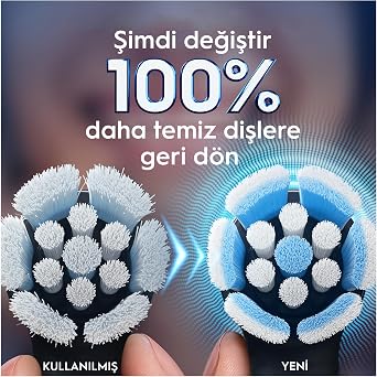 Oral-B iO Gentle Care Beyaz Diş Fırçası Yedek Başlığı 4 Adet