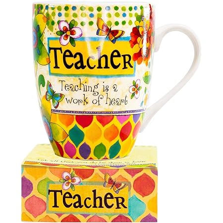 Divinity Boutique Ceramic Mug Mug & Note Stack, 1 Count (Pack of 1), Assorted/Multicolor
