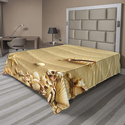 Vista 307 de Lunarable Sábana encimera de mapa del mundo, collage antiguo de mapas del Atlas antiguos, estampado vintage del grupo de civilización, suave y Beige