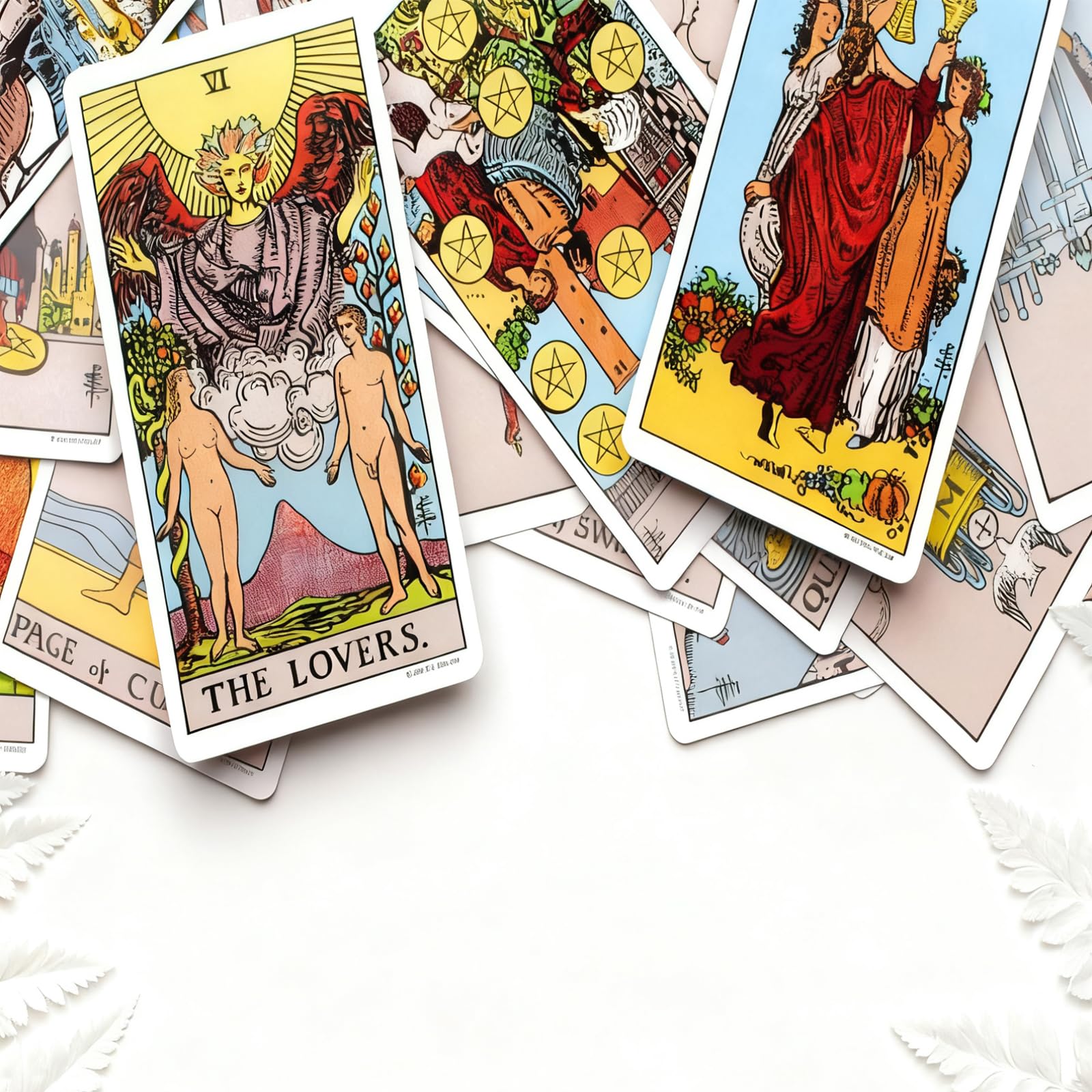 THE LOVERS' TAROT 78枚セット YUISI Tarot Card Deck, 78 Original Tarot Cards with Complete Set