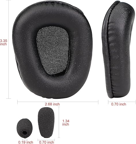 Miniatura 9 de SINOWO Almohadillas de repuesto para auriculares B450-XT de espuma para micrófono compatibles con VXI Blueparrott B450-XT B450XT B450XT Bluetooth