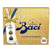 BACI PERUGINA Cioccolatini Assortiti ripieni al Gianduia, Scatola Regalo Fondente 250g