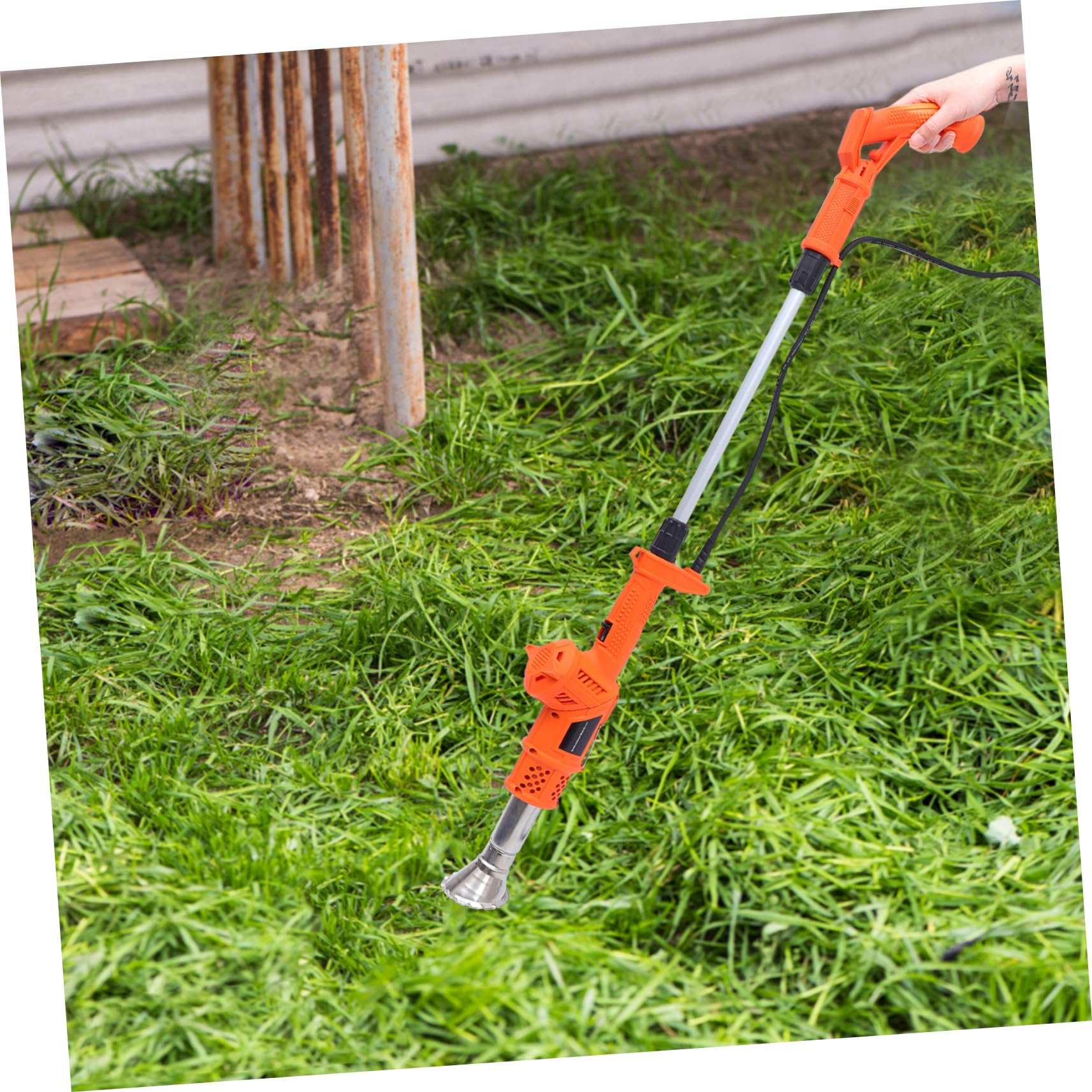 BCOATH Multipurpose Electric Thermal Weeder Hot Air Blower Grass Burner for Garden and Patio Us Plug Durable Construction Comfortable Grip for Easy Removal