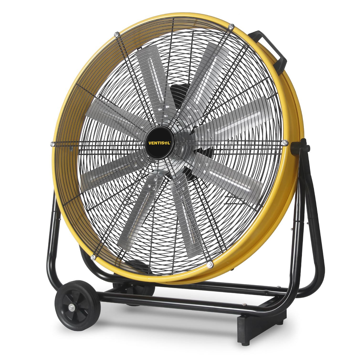Buy VENTISOL 24 Inch Industrial Drum Fan, 8600 CFM Heavy Duty Floor Fan