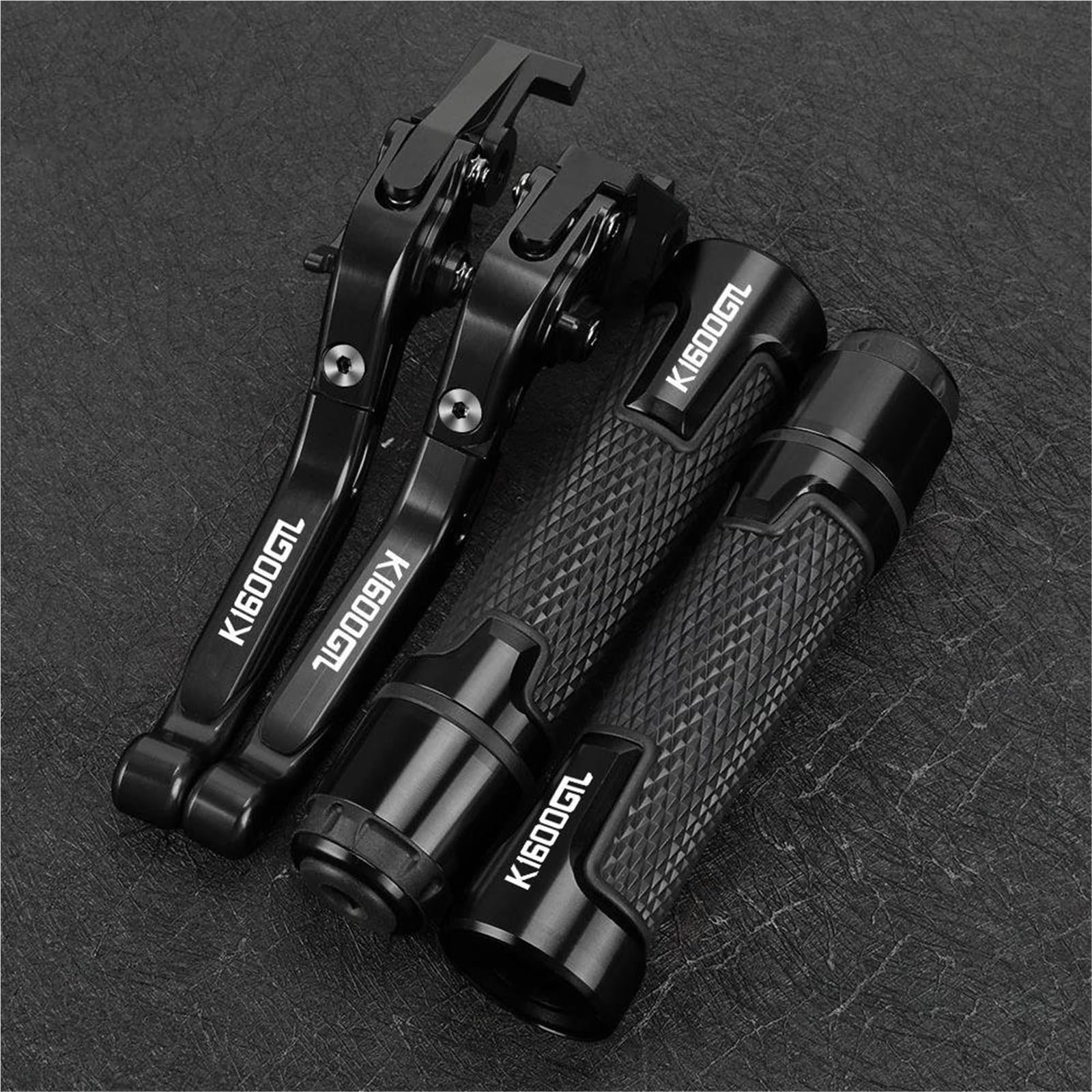 GQUIKGW Replace Brake Clutch Levers Motorcycle Parts Handles Adjustable Folding Extendable for BMW K1600GTL K 1600GTL K1600 GTL 2017-2023(Black3)