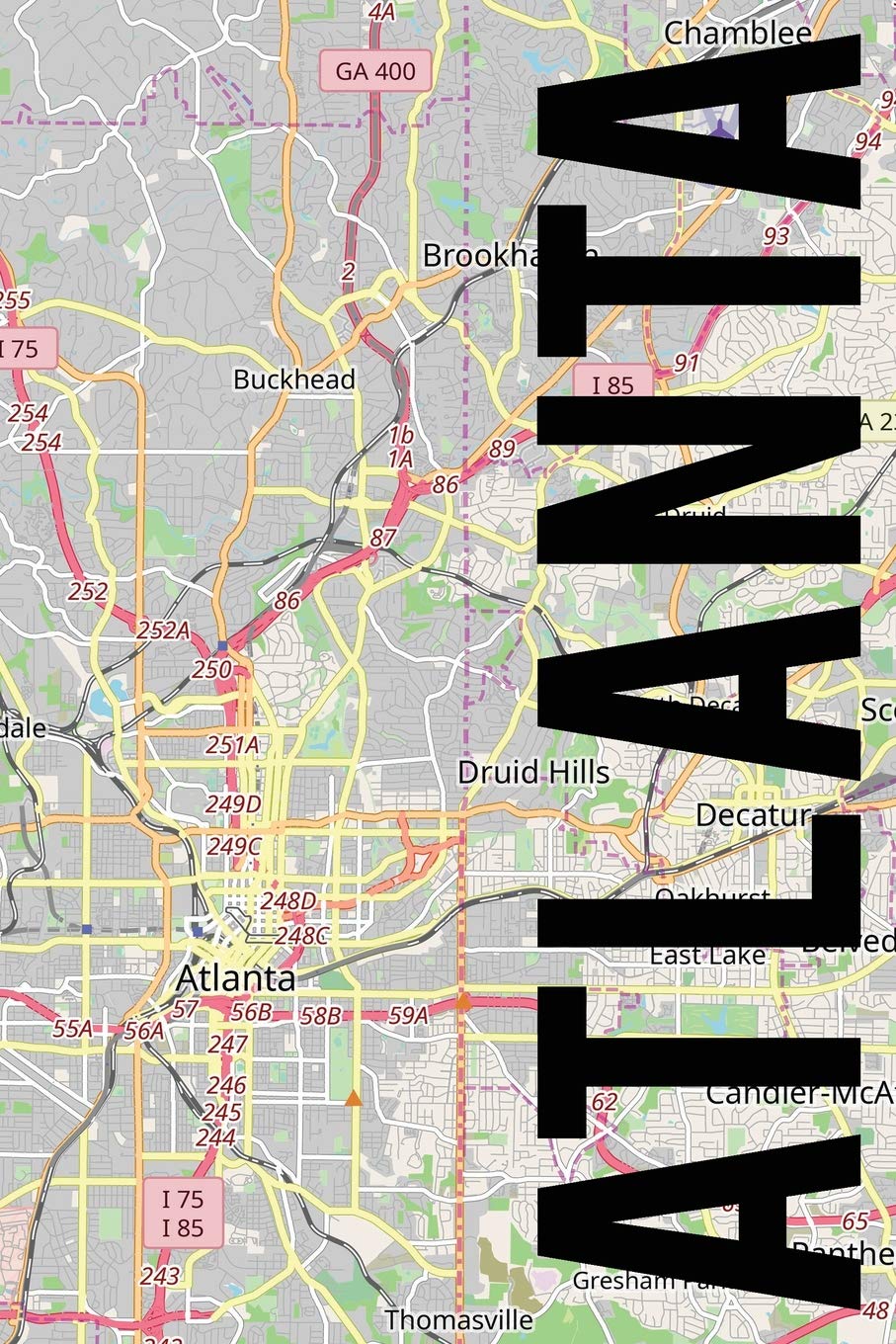 Atlanta: 6x9 blank lined journal