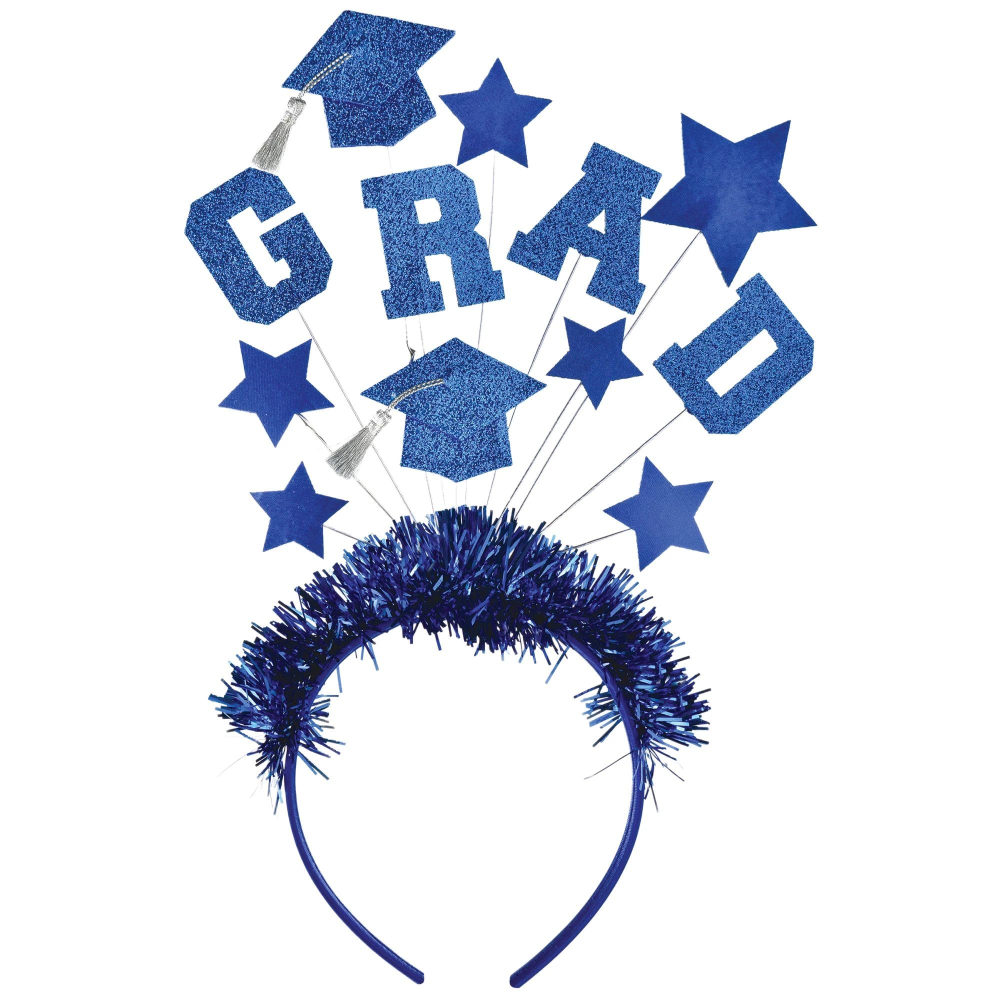 Amscan BLU HEADBAND GRAD