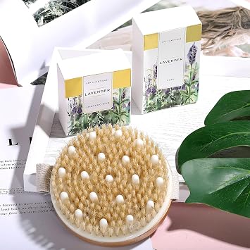 Spa Luxetique Lavender Bath Sets, 15pcs Spa Gift Sets, Pamper Gifts for Women, Bath Gift Sets in Golden Bag with Body Scrub, Body Butter, Hand Cream, Gifts for Mum Her, Mothers Day Valentines Gifts