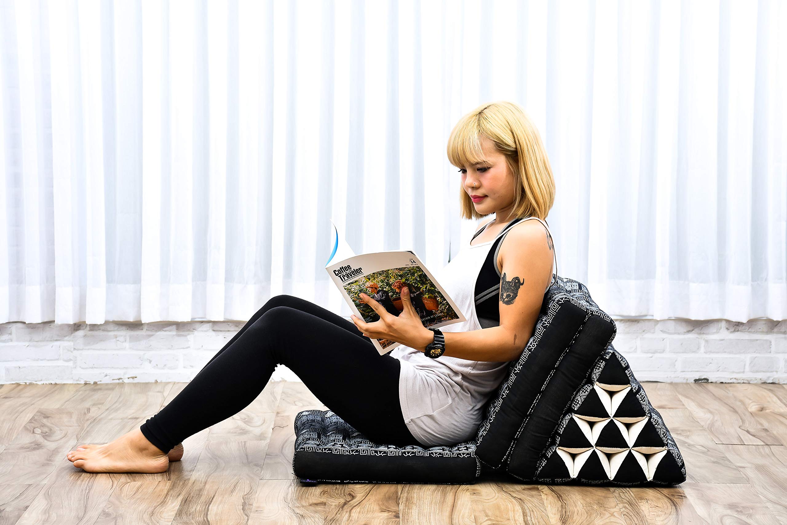 Leewadee Thai Floor Mat - Triangle Backrest -6