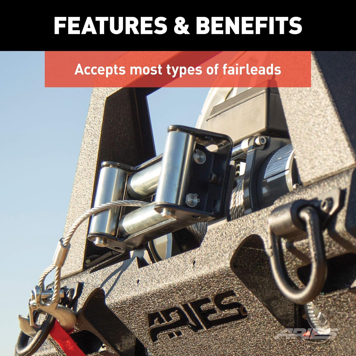 Aries 15600FB Winch Fairlead Mount