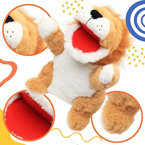 Vista 58 de Cuteoy Juguete de peluche de pterosaurio de mano, boca abierta y movible, juego de rol creativo, narración de historias, dinosaurios, regalos