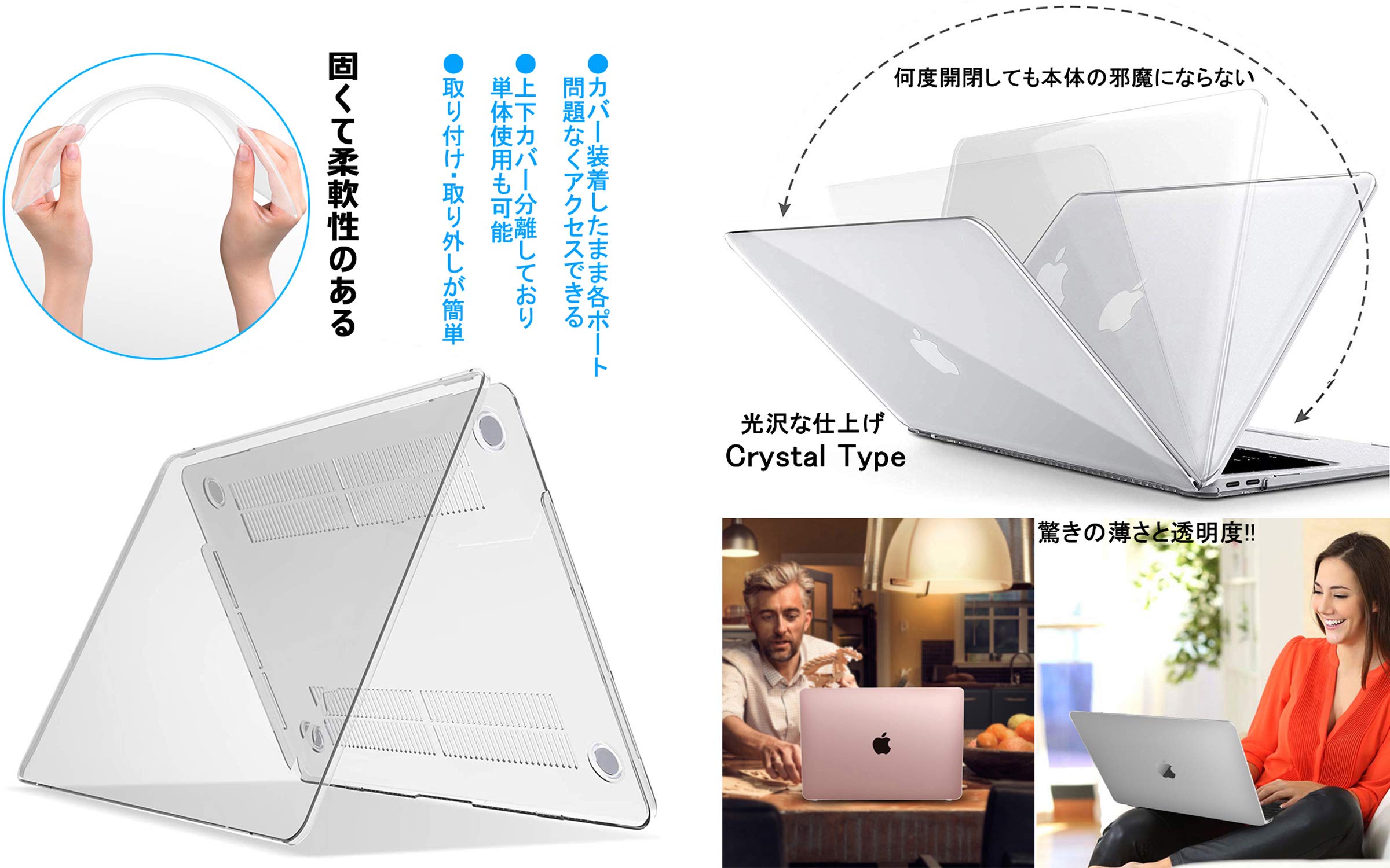 Amazon.co.jp: 【2020年夏改良モデル】AMOVO MacBook Pro 13 用 ケース