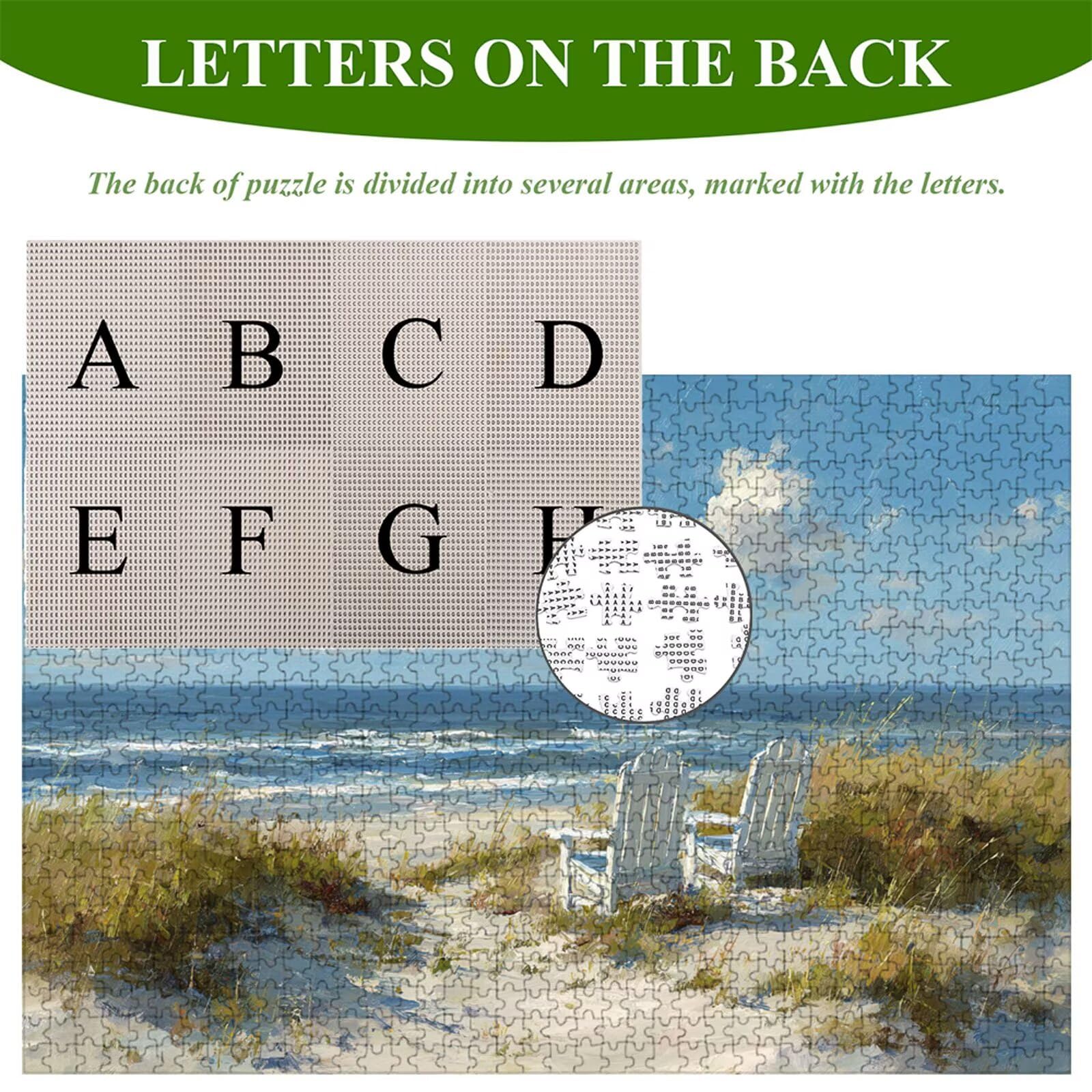 Puzzle Adulti - Oceano & Paesaggio - 2000 Pezzi Fabbricazione in Legno Robusto - Decorazione Murale con Poster - Prodotto Riservato ad Adulti e 14 Anni in Su (75x105cm) P3#435