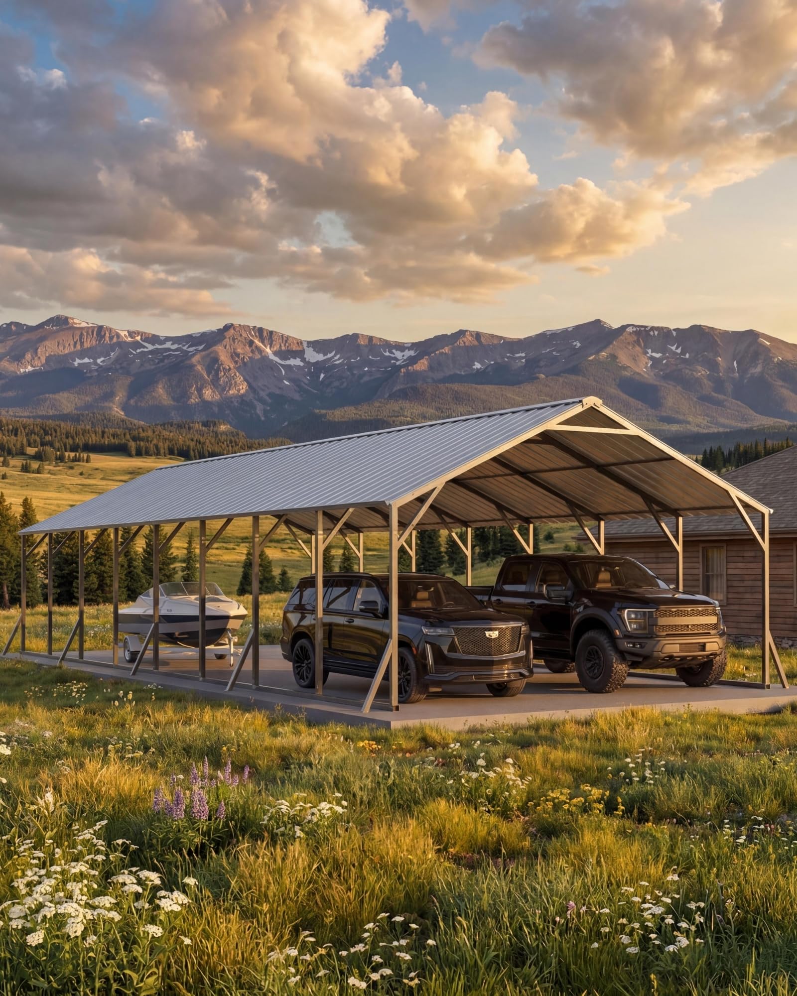 GarveeLife 20x40 Metal Carport