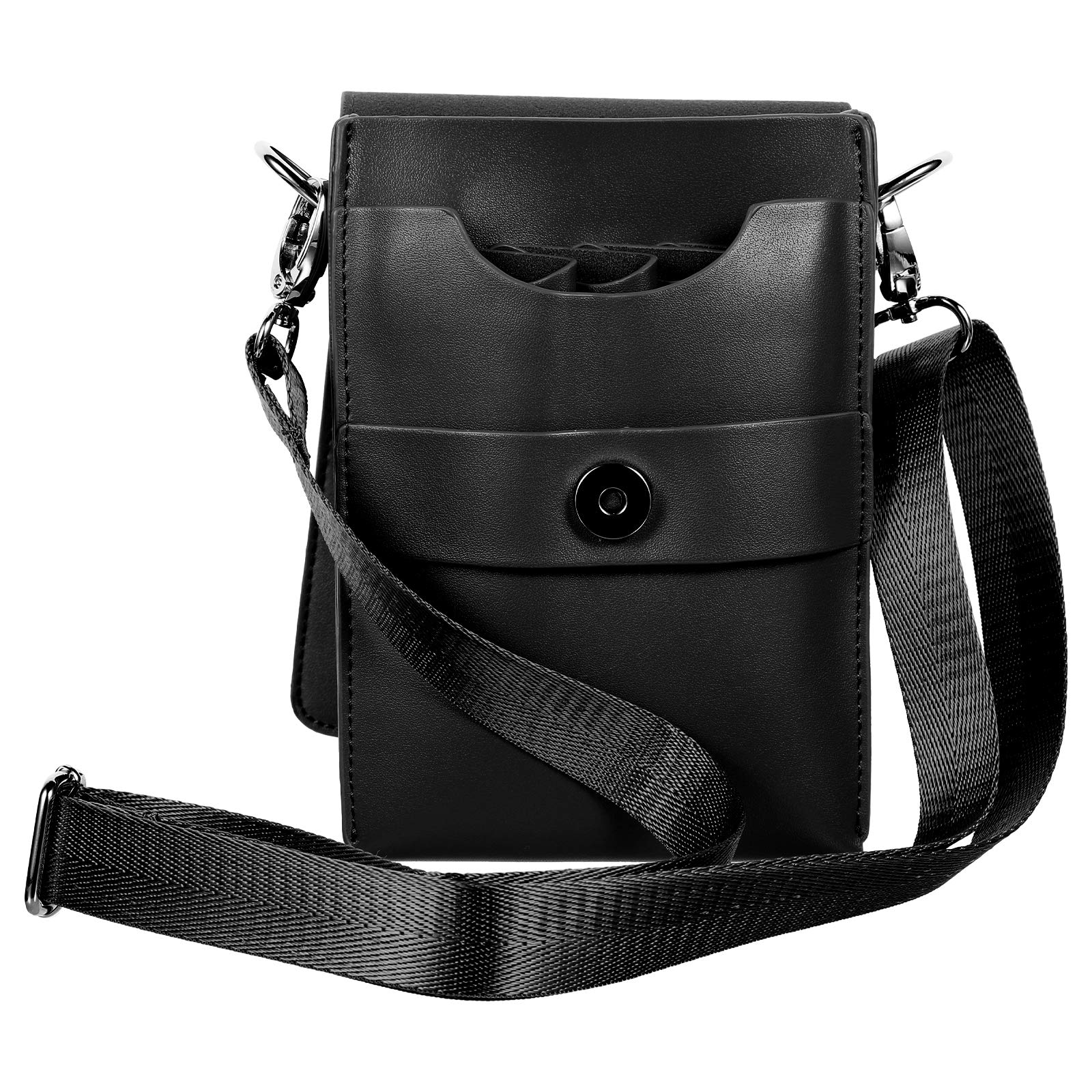 Artibetter Borsa in Pelle di Bovino Cintura Regolabile, Custodia per Forbici Professionale dal Grande Capacità, Stile Semplice per Domestico e Professionale