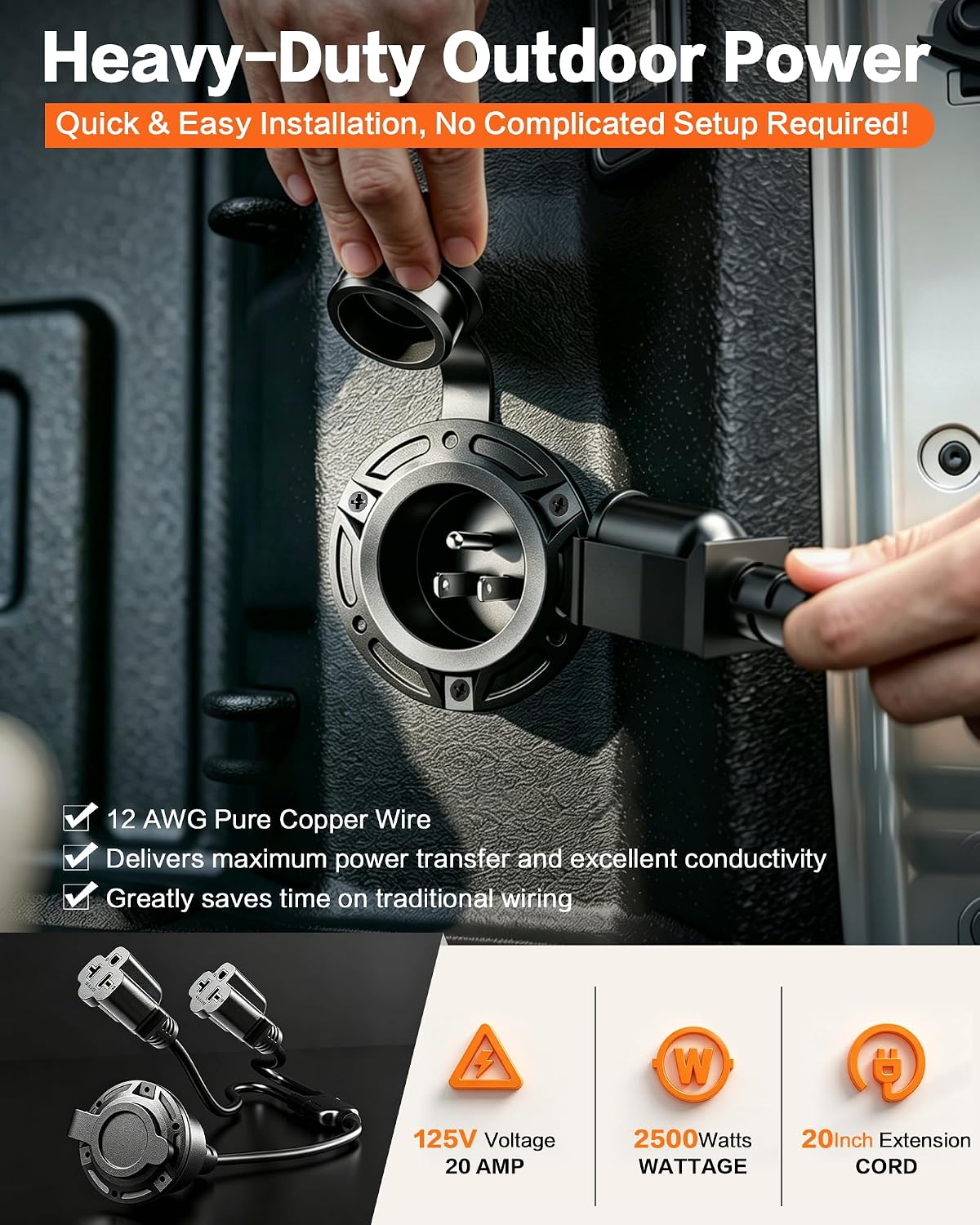 IZTOSS rv Plugs, inlets & receptacles
