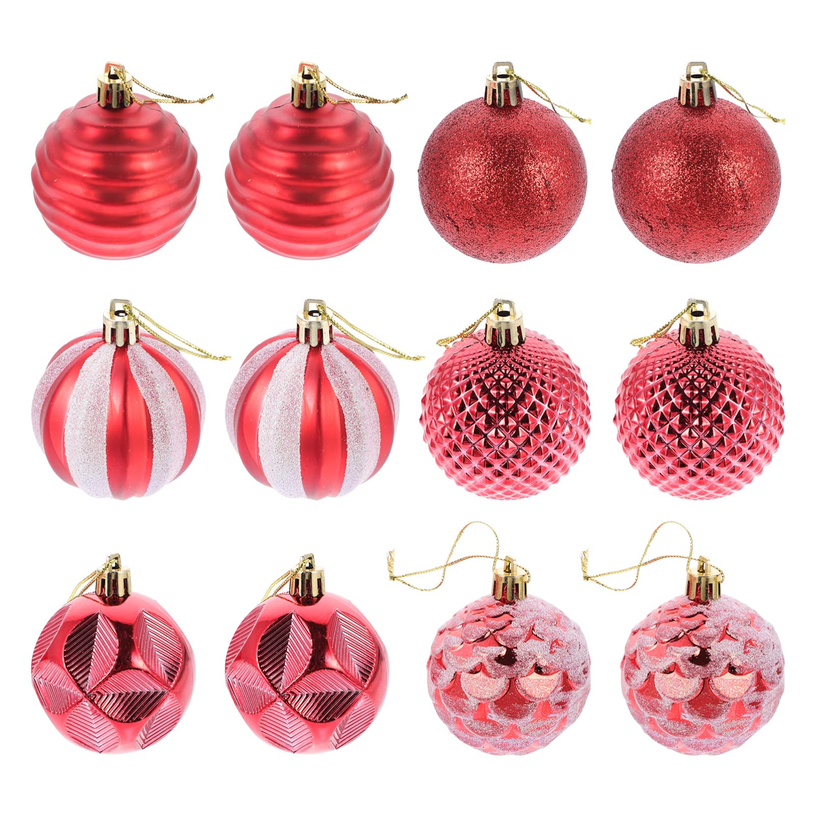 Palline di Natale, decorazioni da appendere, ornamenti for alberi di Natale, 16 pezzi di ornamenti for palline di Natale, decorazioni for palline glitterate infrangibili for albero di Natale for le va