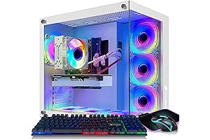 STGAubron Gaming Desktop PC with RTX 3060 Ti Graphics