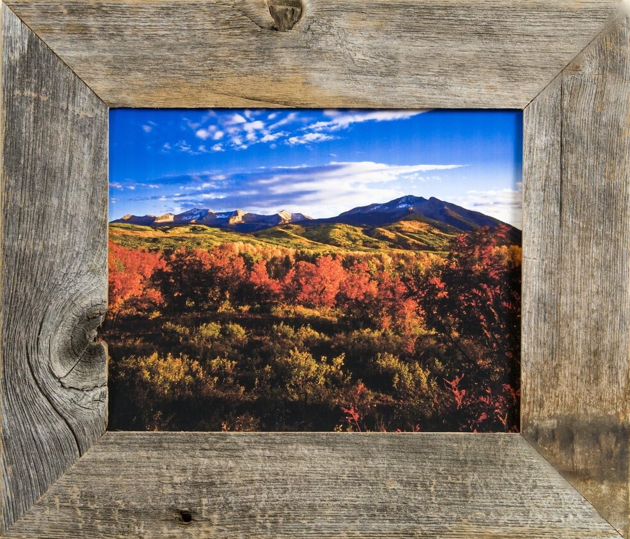 MyBarnWoodFrames - Homestead Reclaimed Barnwood 5x7 Picture Frame (2 Inch Width)