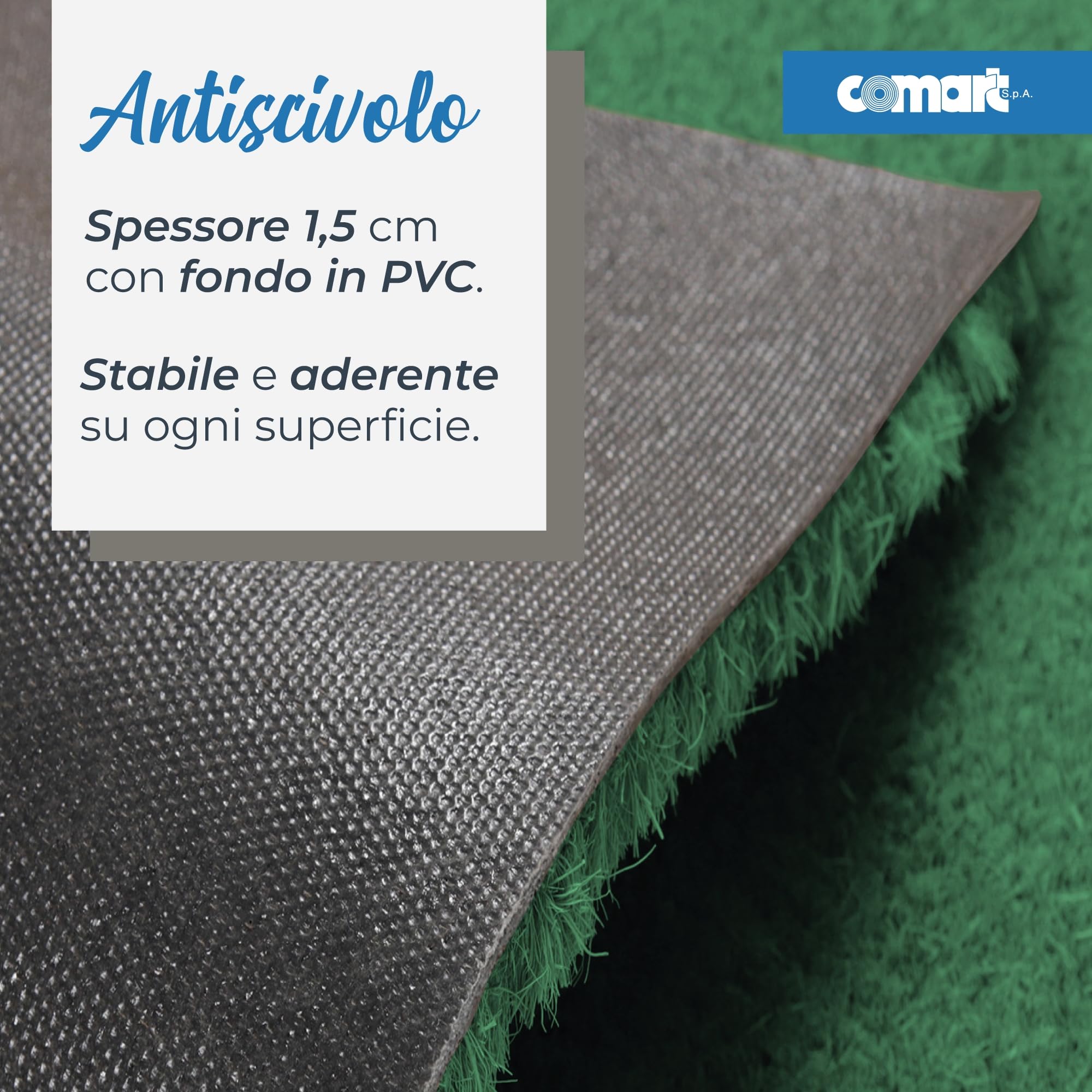 Zerbino In Fibra Di Cocco Natural Comart - 23x53 Cm, Fondo PVC Antiscivolo Per Interno/Esterno - Foto 8