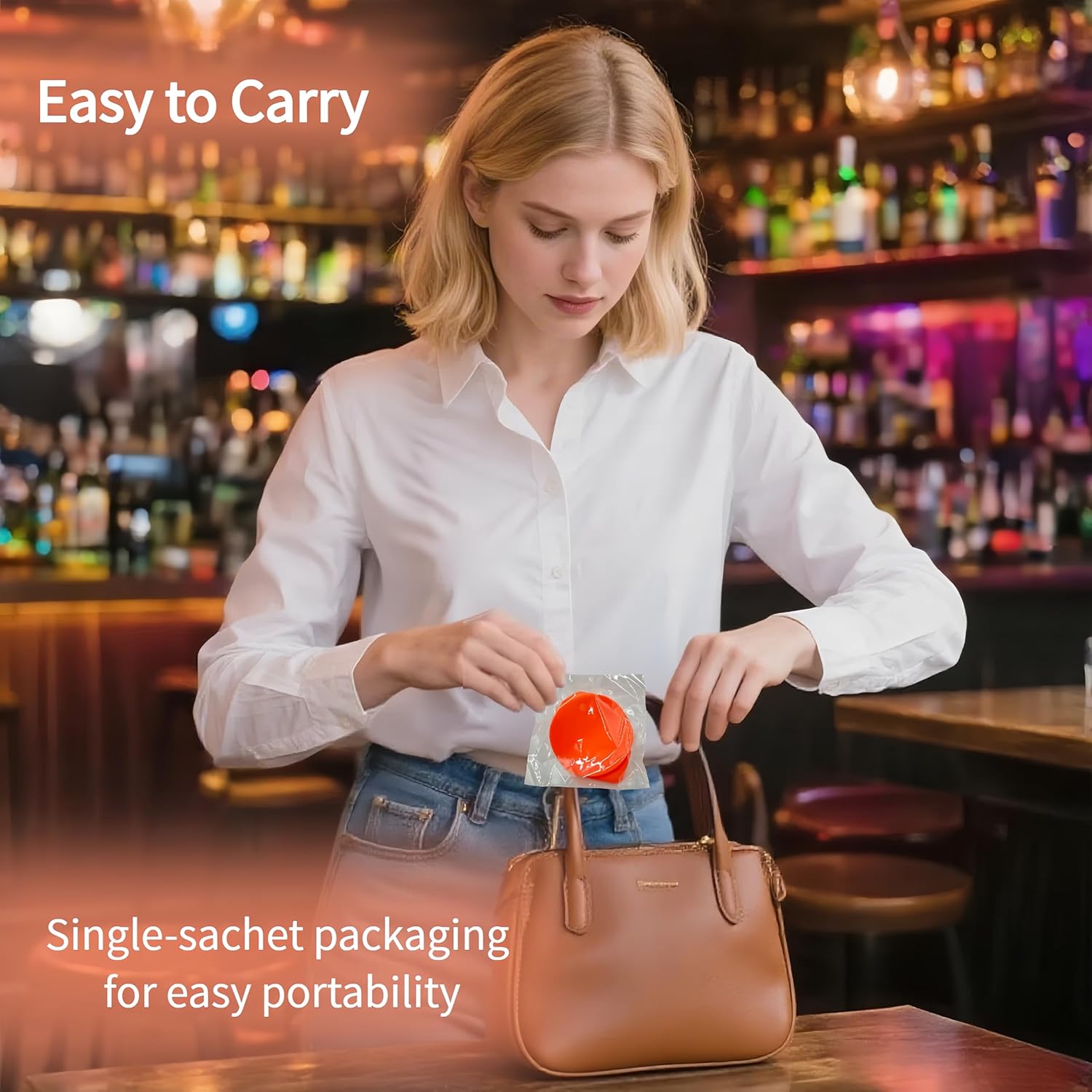 10PCS Drink Covers for Alcohol Protection - Washable Silicone Cup Covers with Straw Hole, Perfect for Parties, Bars or Clubs, Reusable Drink Protector for Women Fit Most Cup (5 Colors) - Image 5