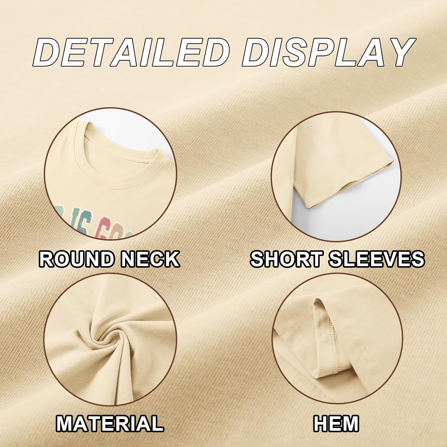 Christian Shirts for Women Oversized God is Good Shirt Religious Jesus Faith Inspirational Tshirt Bible Verse Tee Top - Image 6