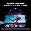 Samsung Galaxy M17e 5G Mobile (Vibe Violet, 6GB RAM, 128GB Storage, Monster 6000mAh Battery) | 120 Hz Refresh Rate | IP54 Rating | 6 Gen OS Upgrades | Knox Security | AI gallery image