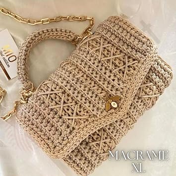 YarnArt Macrame Cord Strong & Versatile Macrame Yarn for Knitting, Crochet & DIY Crafts 100% Polyester, 250g (130m) Perfect for Wall Hangings, Bags, Home Decor & More (137, XL)