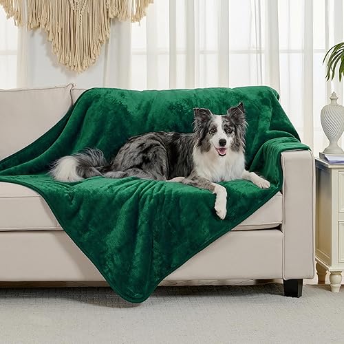 Miniatura 2 de Manta Impermeable para Cama, Sofá, Manta Suave a Prueba de Líquidos y Orina para Perro, Cachorro, Gato, Protector de Muebles Reversible de Vellón