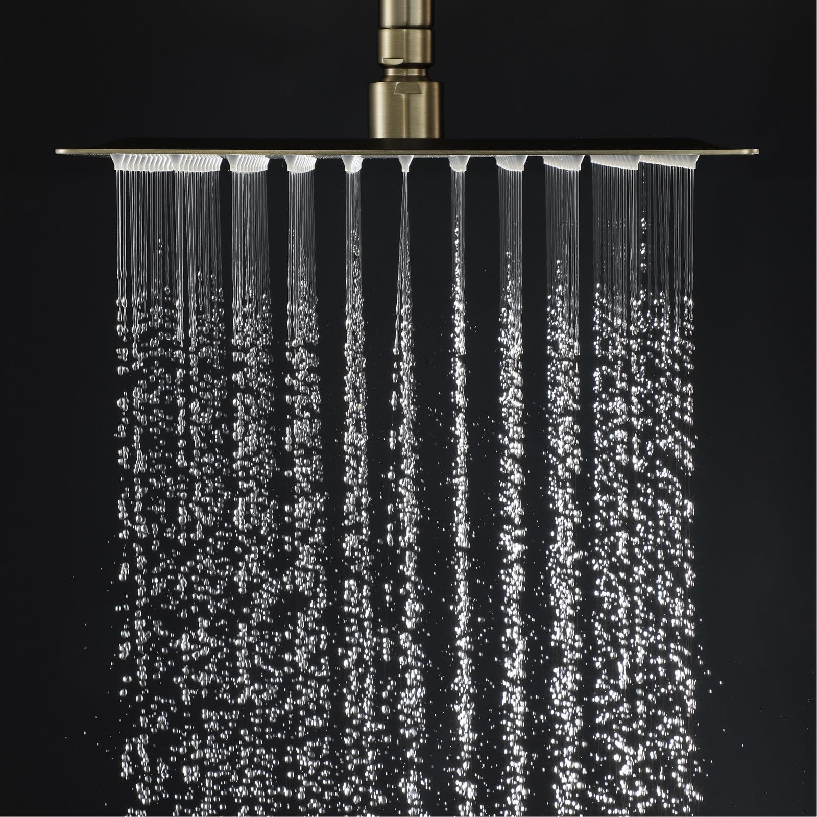 Rociador Ducha Efecto Lluvia con Filtro Antical, Alcachofa de Ducha Grande con Filtro Antical, Acero Inoxidable 304, 360° Giro, Conexión G1/2