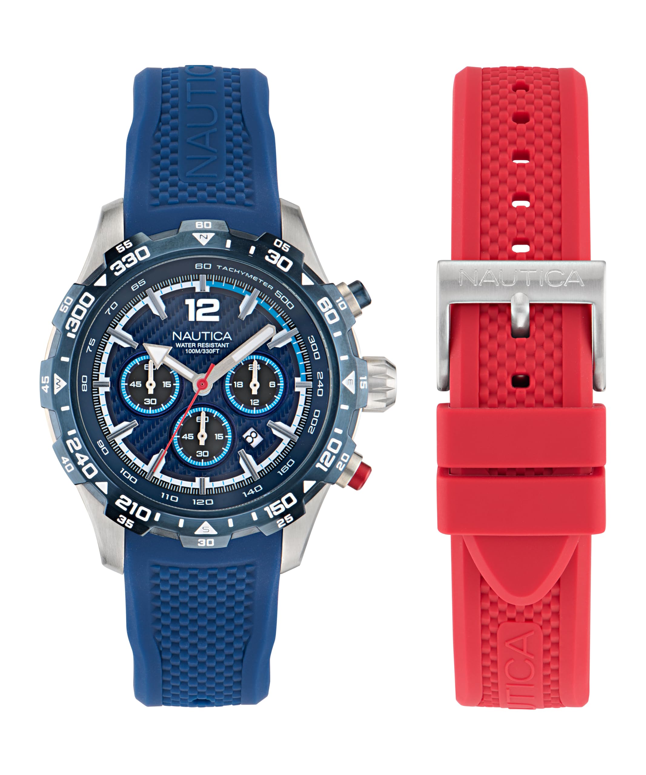 Nautica Reloj cronógrafo NST de 46 mm para Hombre
