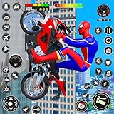 Mega ramp superhero bike game in Excellent 3d graphical presentations.