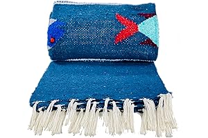 Baja Trader Serape Mexican Blanket: Versatile Car Throw Blanket