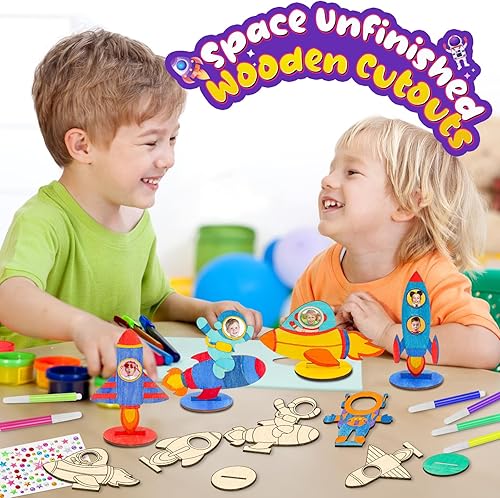 Miniatura 4 de 36 piezas de recortes de madera sin terminar de mariposa en forma de mariposa, adornos de madera en blanco para pintar, artes y manualidades de