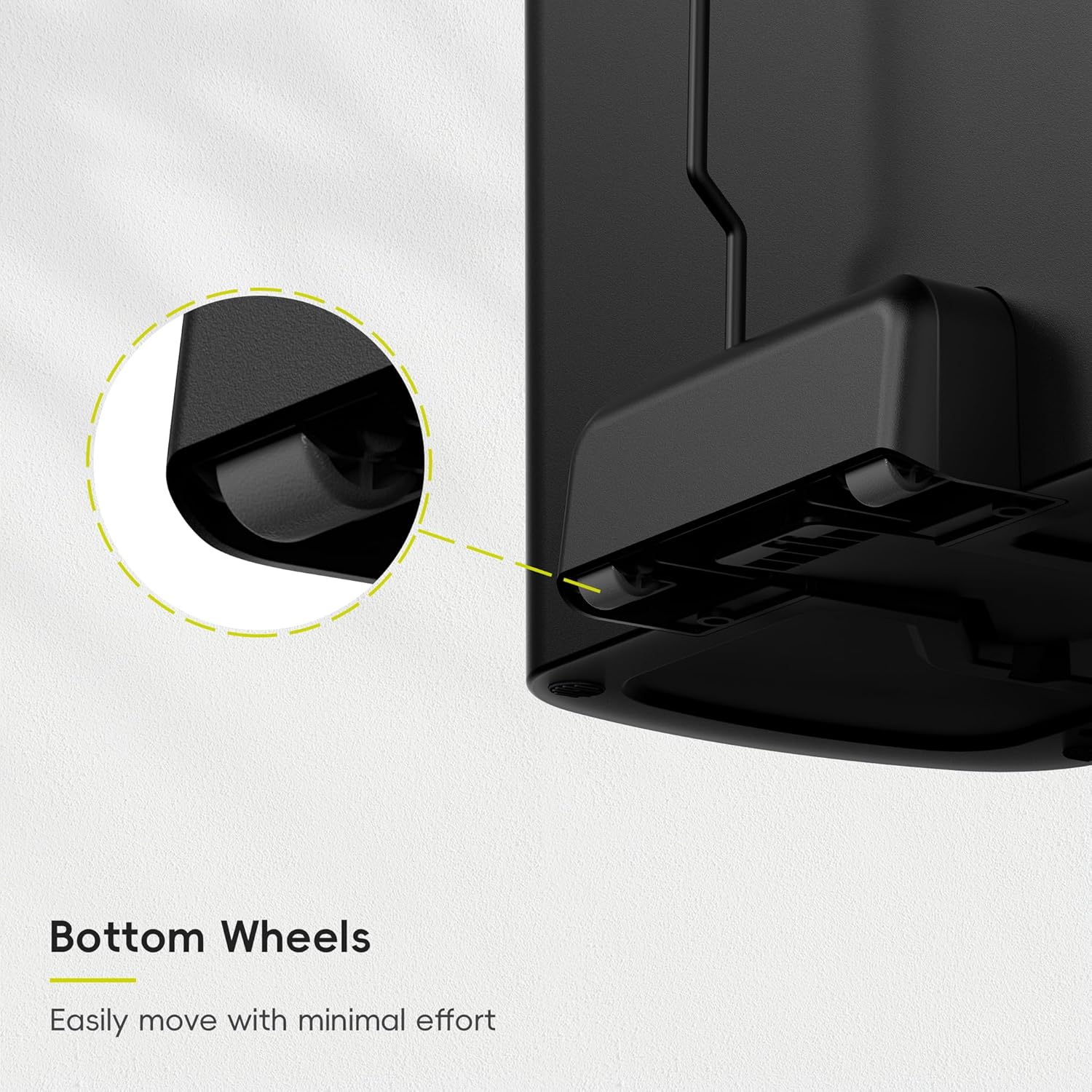 EKO Hana Select 13.2 Gallon / 50L Step Trash Can, Large Plastic Kitchen Trash Can with Stainless Steel Lid, Soft-Close & Stay-Open, Deodorizer Compartment, Wide Steel Pedal Garbage Can for Home, Black