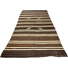 Turkish Kilim Rug, 11.2X5 ft, 340X153 cm, Area, Livingroom, Vintage Turkish Decorative Carpet,Handmade Red Brown Rug, Home Decor,