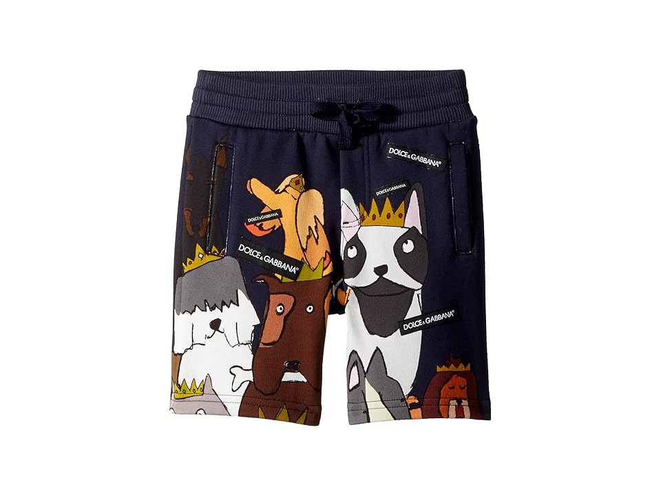 

Dolce & Gabbana Kids Bermudas (Toddler/Little Kids) (Blue Print) Boy's Shorts