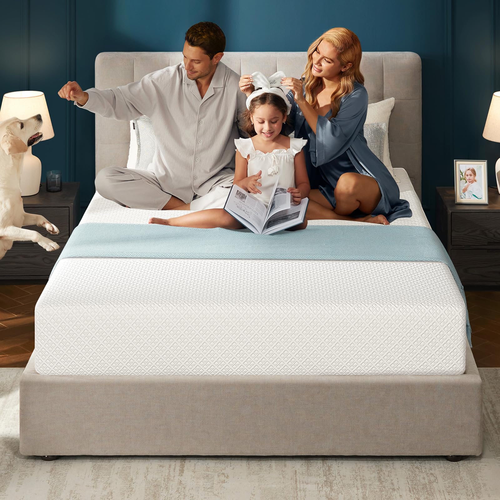 Seventable 6 Inch Twin Cooling Gel Memory Foam Mattress