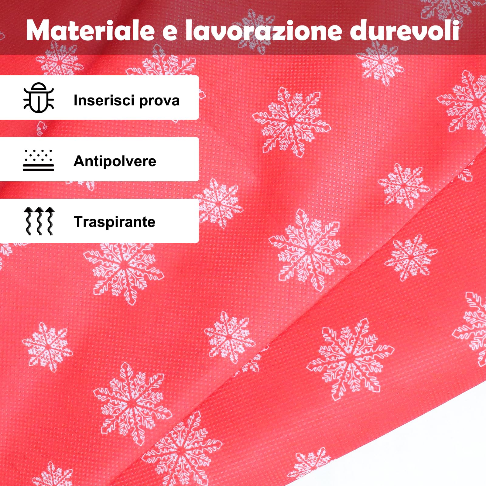 Borsa per Albero di Natale, Borsa Portaoggetti per Albero di Natale per 7.5FT. Alberi, Borsa per la Conservazione di Alberi di Natale Artificiali Materiale Protegge Dalla Polvere