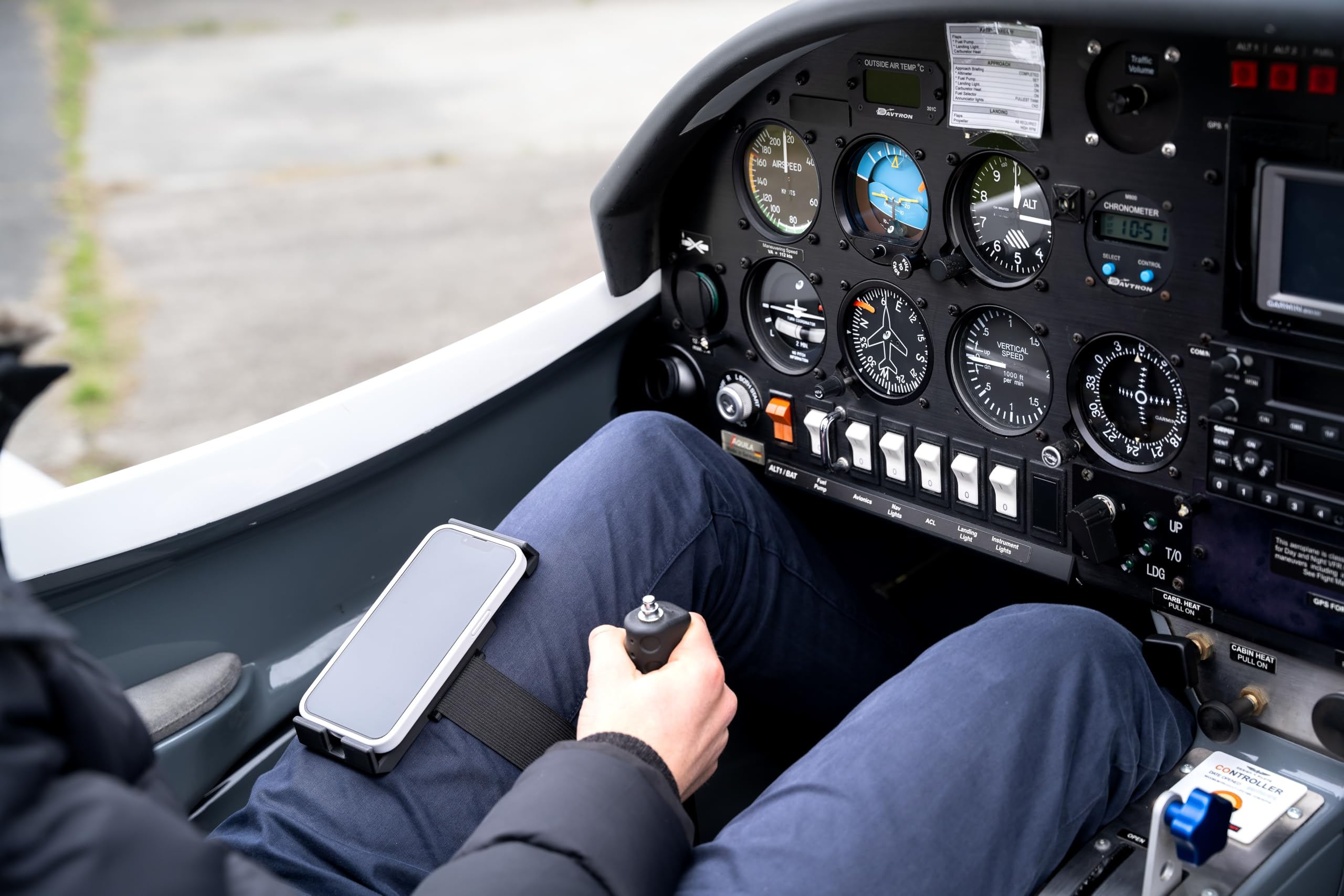 Kniebrett Smartphone & Handy Universal für Piloten