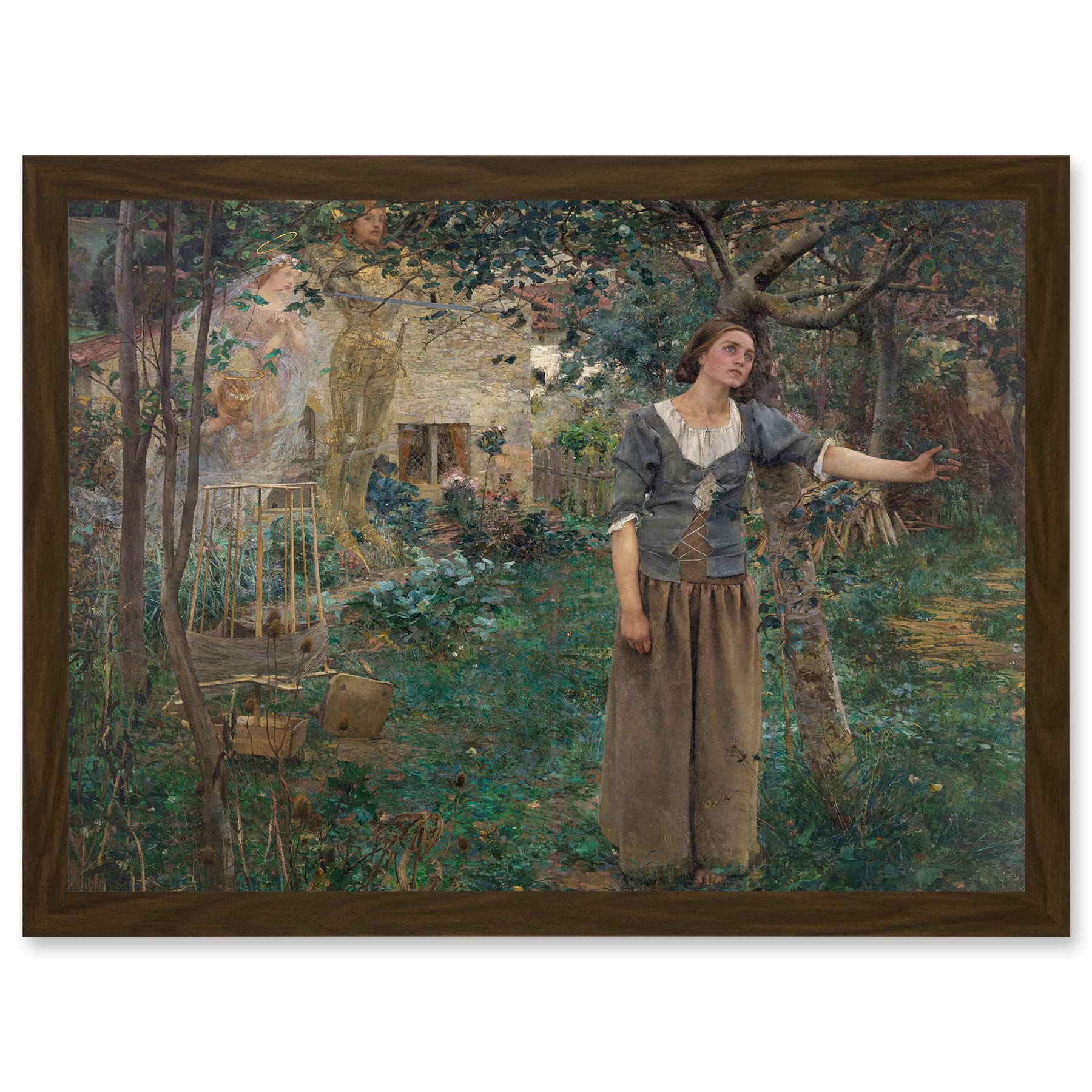 Artery8 Jules Bastien-Lepage Joan Of Arc Painting Artwork Framed Wall Art Print A4