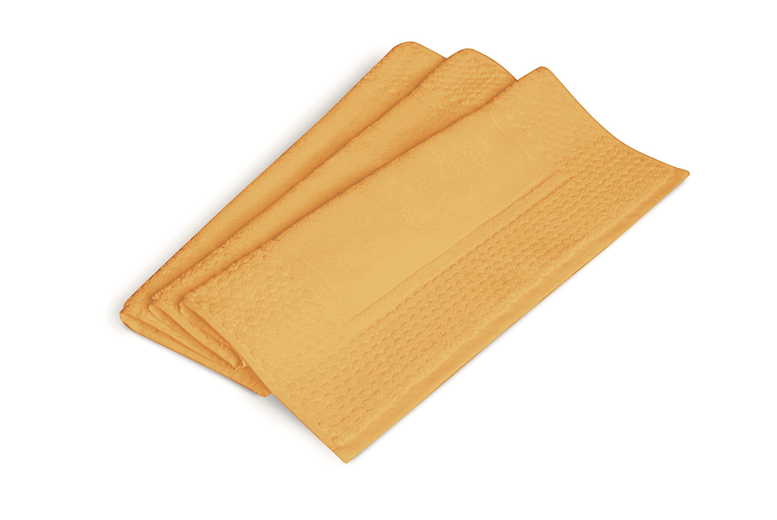 Excelsa Bath Mat, Cotton, Yellow, 50 x 80 cm, 50 x 80 cm (Rectangular)