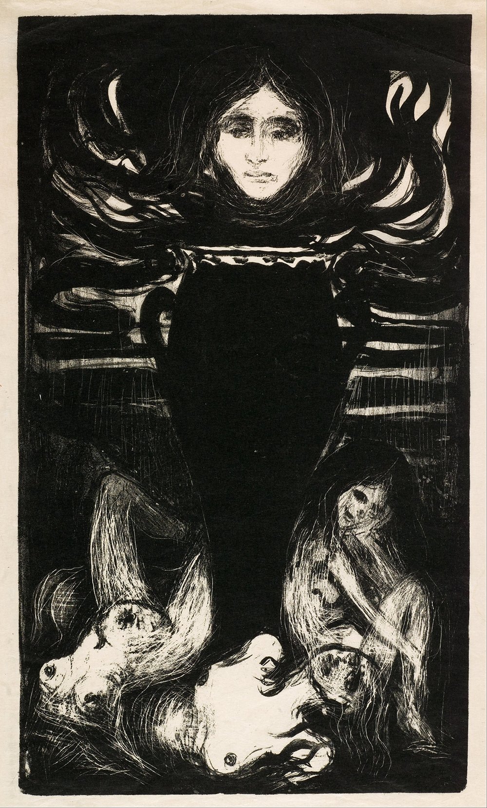 The Urn Edvard Munch grande affiche murale pour salon moderne