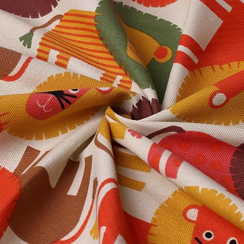 Miniatura 10 de LMYOVE Funda para puf de almacenamiento de animales de peluche (sin relleno, funda para silla de puf de rugby para niños, para almacenamiento,