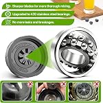 1-Pack 7 Fins Extracteur Lame Assemblage pour Pièces de Rechange de Blender Ninja, 3.94in/10cm Lame de Blender Compatible avec Ninja Blenders Auto iQ BL480 BL482 BL642 BL682 NN102 BN400 BN750 BL2012 BL2013