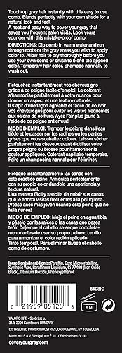 Miniatura 10 de Cover Your Gray Peine de color - Marrón oscuro