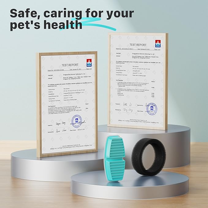 FOFNON Repuesto Filtro Fuente Agua Mascotas: 16 Filtros para Fuentes miniatura 9